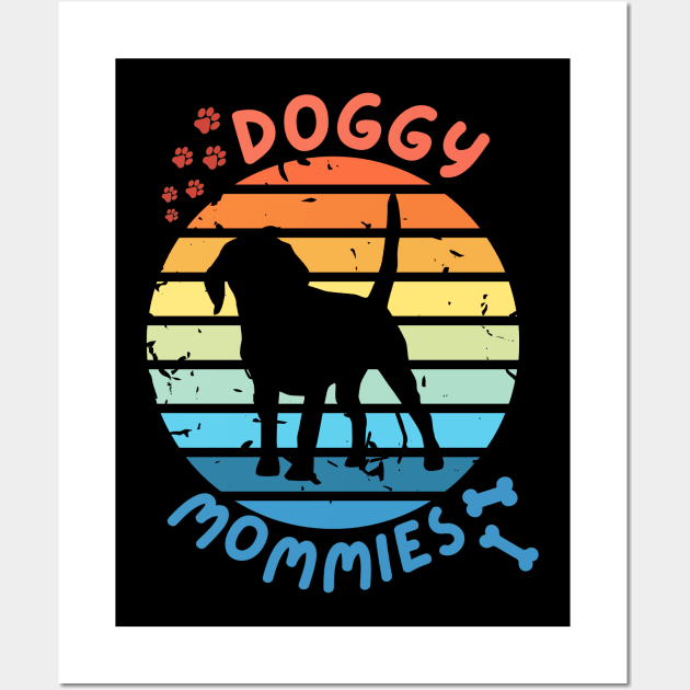 Doggy Mommies - Rainbow Pride Dog Lover Wall Art by Prideopenspaces